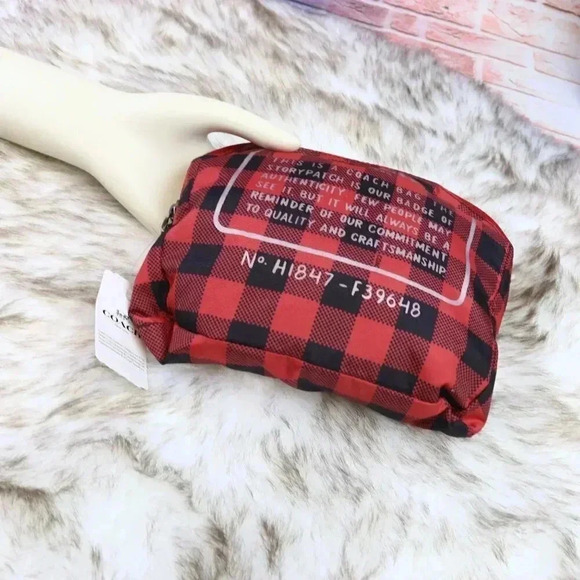 COACH THE WIZARD OF OZ PACKABLE CHECKERED TRAVEL BACKPACK NYLON F39648 - Picture 15 of 15